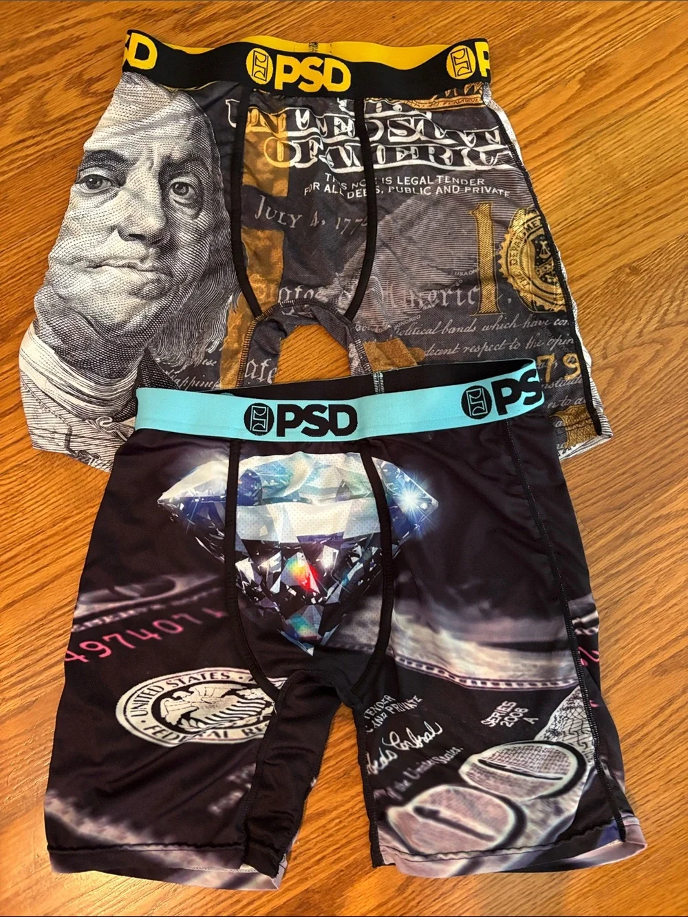 PSD Men's Graphic Boxer Briefs - bundle of 2